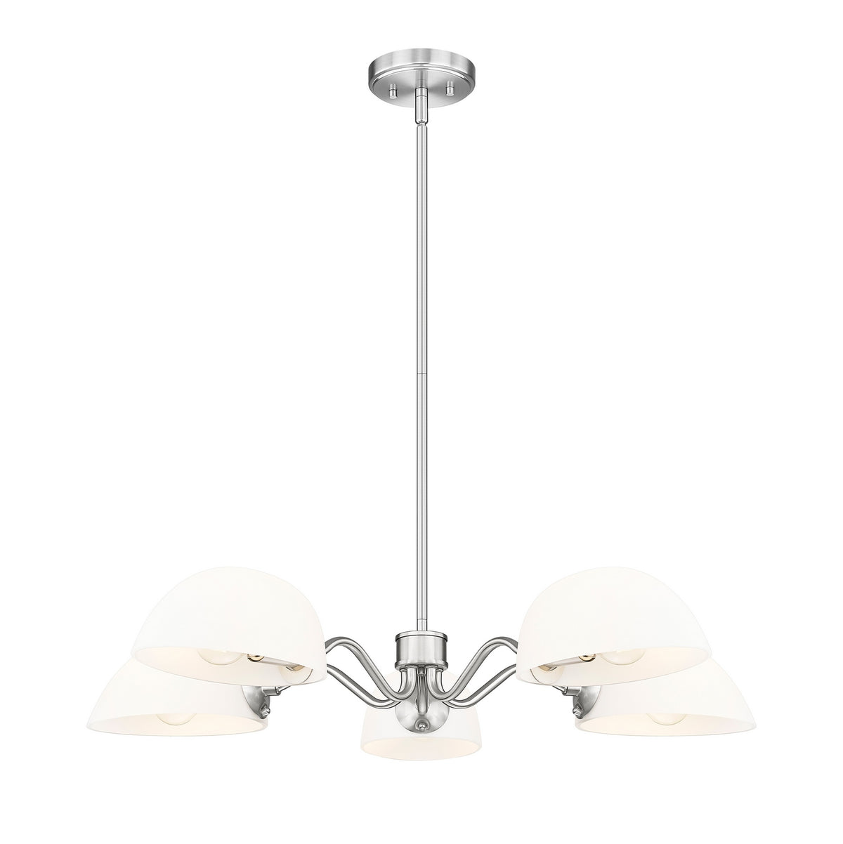 Z-Lite - 3048-5BN - Five Light Chandelier - Breton - Brushed Nickel