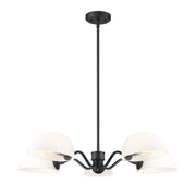 Z-Lite - 3048-5MB - Five Light Chandelier - Breton - Matte Black