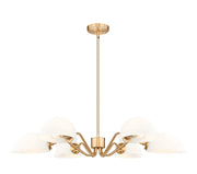 Z-Lite - 3048-6MGLD - Six Light Chandelier - Breton - Modern Gold
