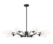 Z-Lite - 3048-8MB - Eight Light Chandelier - Breton - Matte Black