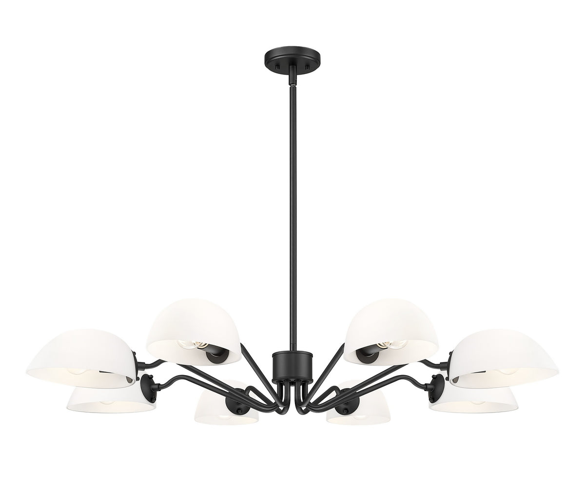 Z-Lite - 3048-8MB - Eight Light Chandelier - Breton - Matte Black