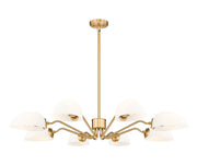 Z-Lite - 3048-8MGLD - Eight Light Chandelier - Breton - Modern Gold