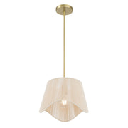 Millennium - 9001-VB - One Light Pendant - Tulara - Vintage Brass