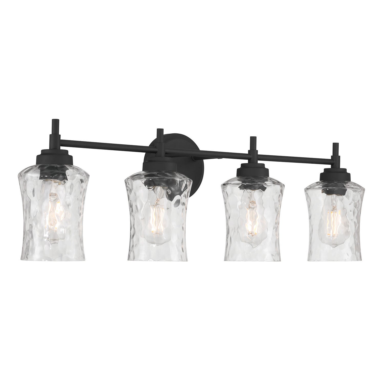 Millennium - 909104-MB - Four Light Vanity - Clarvyn - Matte Black