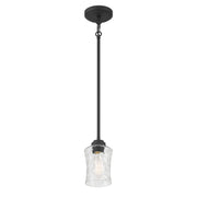 Millennium - 909301-MB - One Light Mini Pendant - Clarvyn - Matte Black