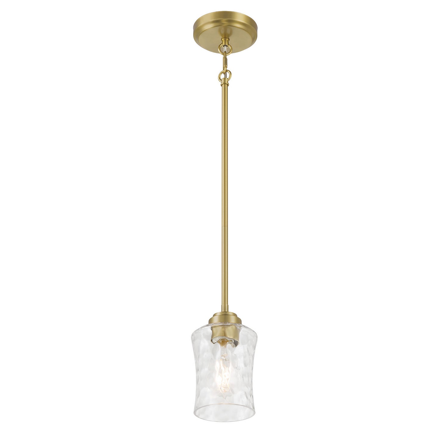 Millennium - 909301-VB - One Light Mini Pendant - Clarvyn - Vintage Brass