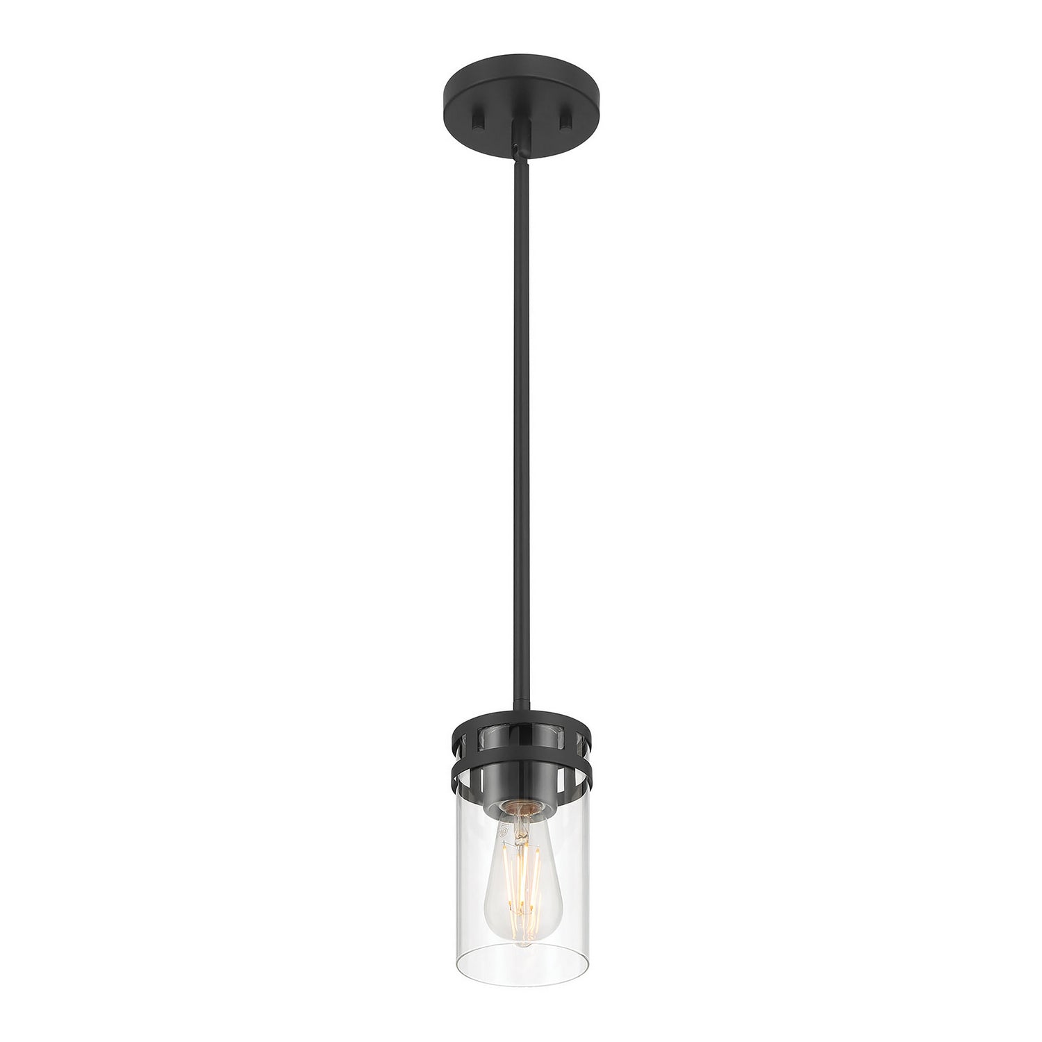 Millennium - 91011-MB - One Light Mini Pendant - Lunden - Matte Black