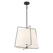 Millennium - 919103-MB - Three Light Pendant - Vellinor - Matte Black