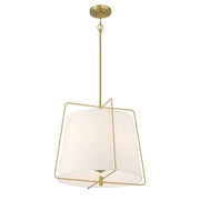 Millennium - 919103-VB - Three Light Pendant - Vellinor - Vintage Brass