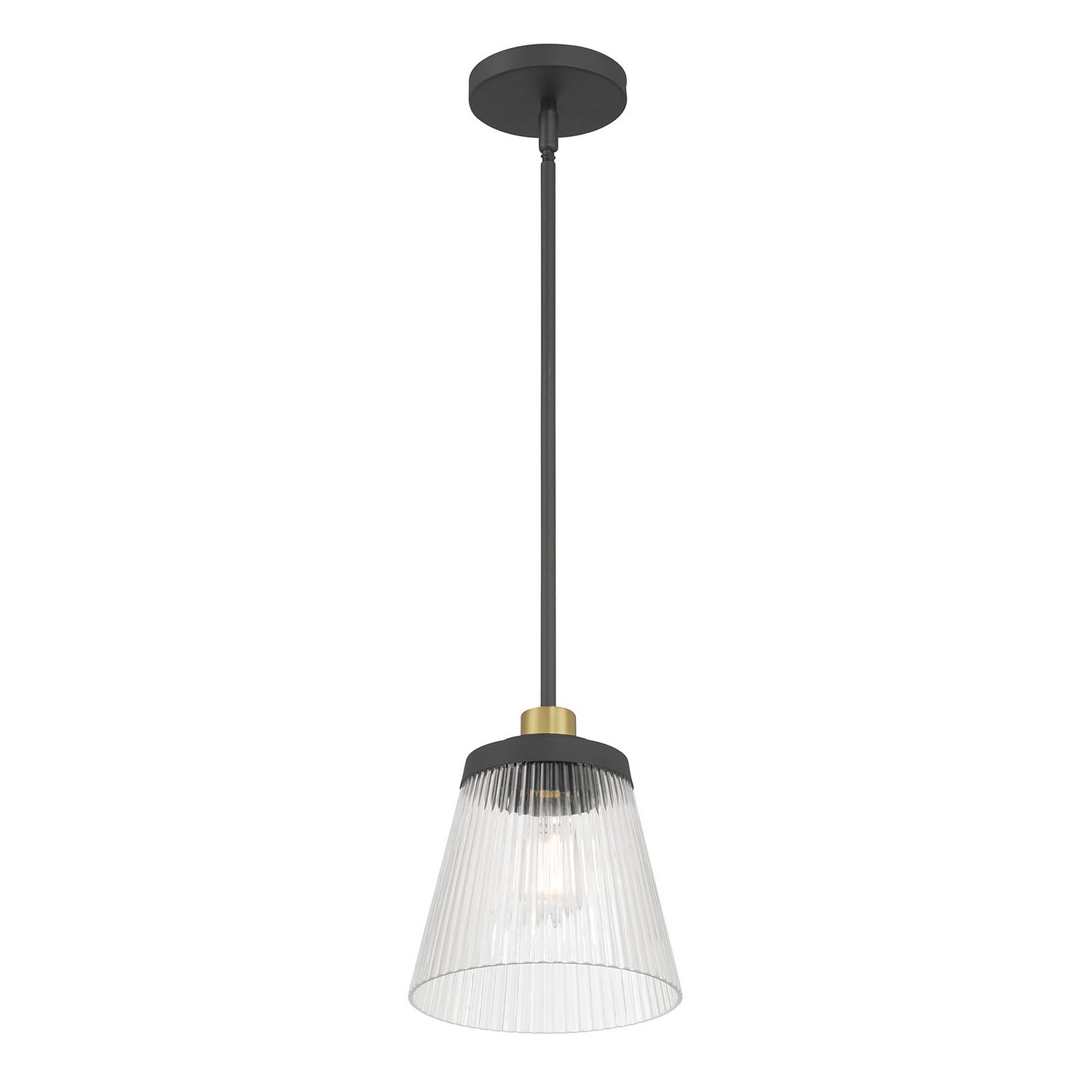 Millennium - 9301-MB/VB - One Light Mini Pendant - Lustria - Matte Black