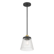 Millennium - 9301-MB/VB - One Light Mini Pendant - Lustria - Matte Black