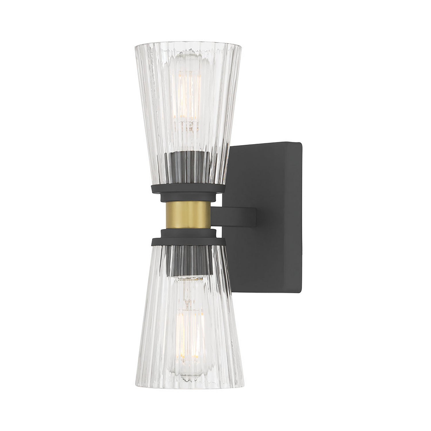 Millennium - 9302-MB/VB - Two Light Wall Sconce - Lustria - Matte Black