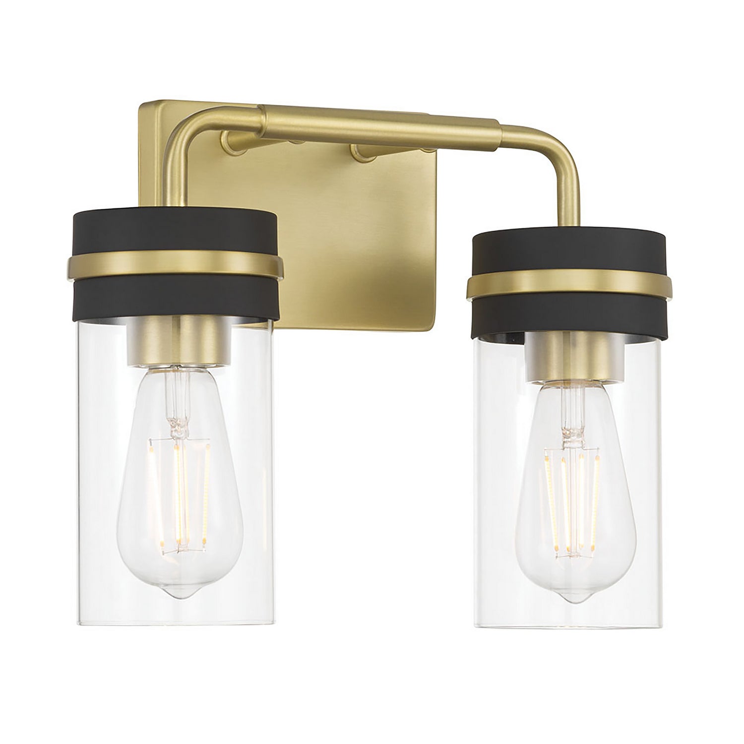 Millennium - 95202-VB/MB - Two Light Vanity - Marbridge - Vintage Brass