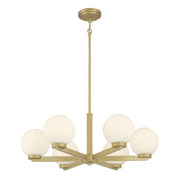 Millennium - 97106-VB - Six Light Chandelier - Ardeva - Vintage Brass