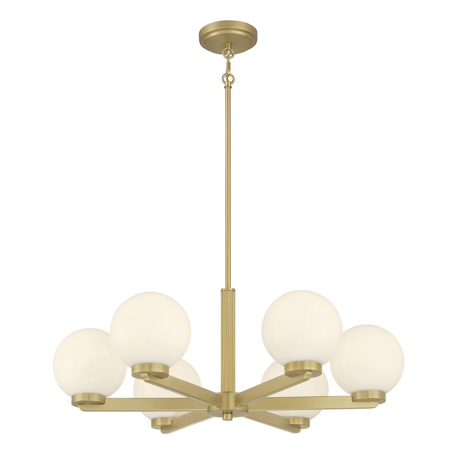 Millennium - 97106-VB - Six Light Chandelier - Ardeva - Vintage Brass