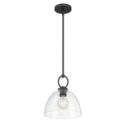Millennium - 9951-MB - One Light Pendant - Velto - Matte Black