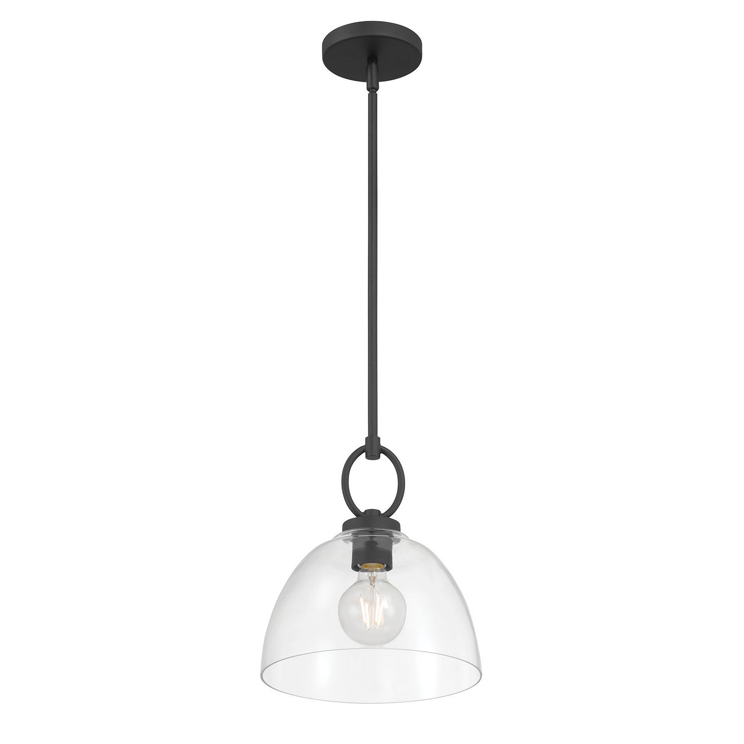 Millennium - 9951-MB - One Light Pendant - Velto - Matte Black