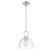 Millennium - 9951-PN - One Light Pendant - Velto - Polished Nickel