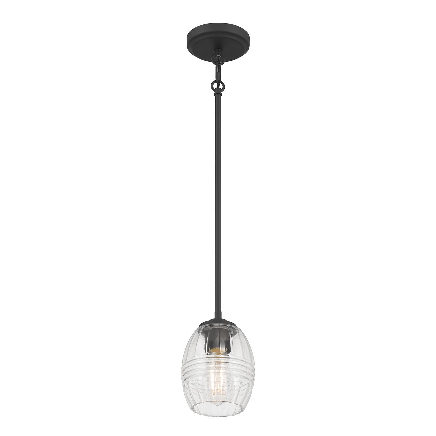 Millennium - 9981-MB - One Light Mini Pendant - Miravelle - Matte Black