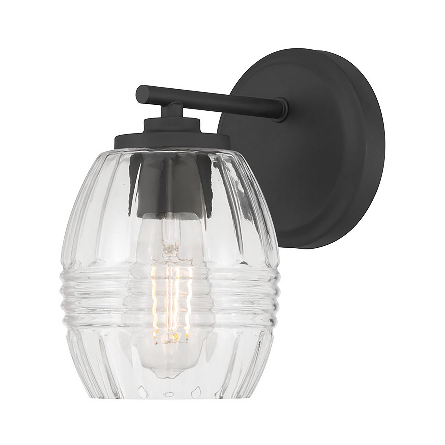 Millennium - 9991-MB - One Light Wall Sconce - Miravelle - Matte Black