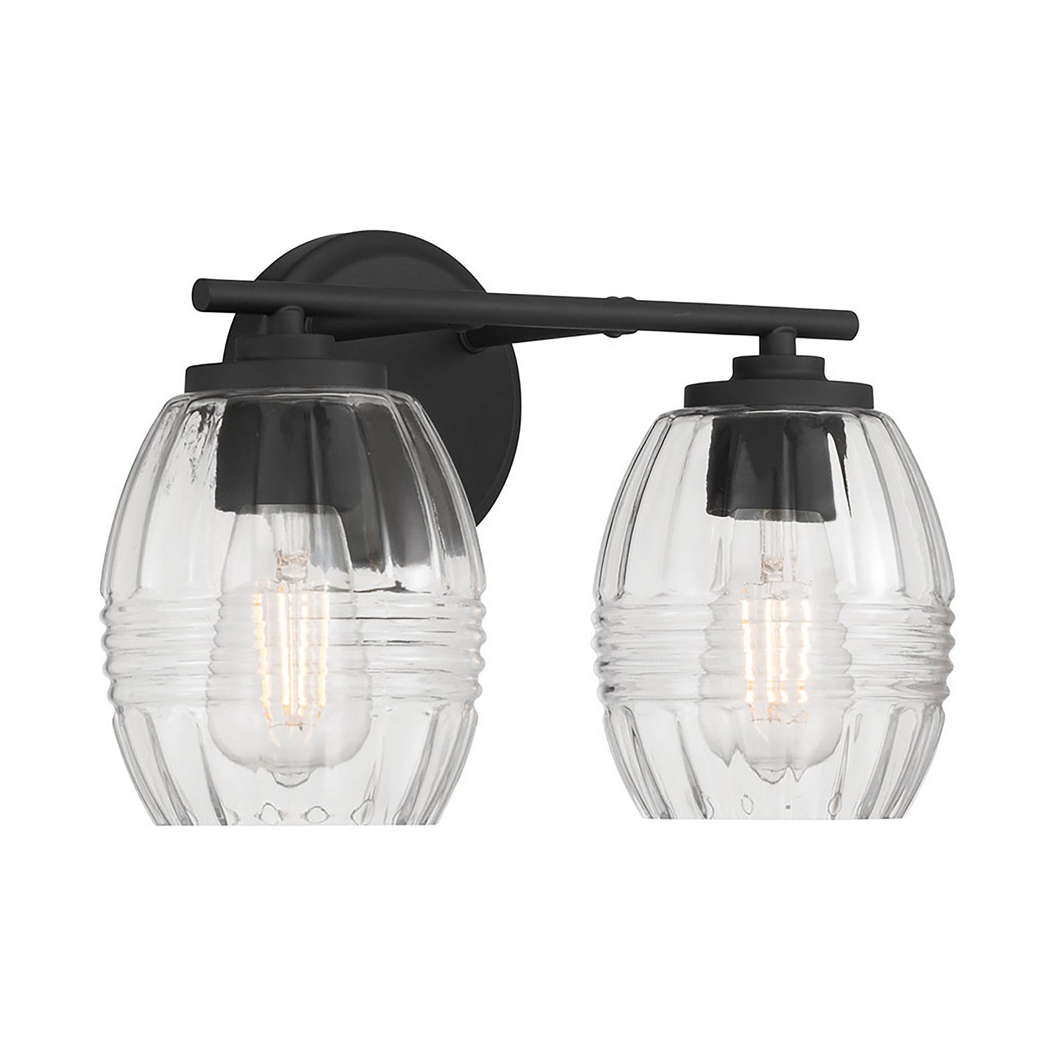 Millennium - 9992-MB - Two Light Vanity - Miravelle - Matte Black