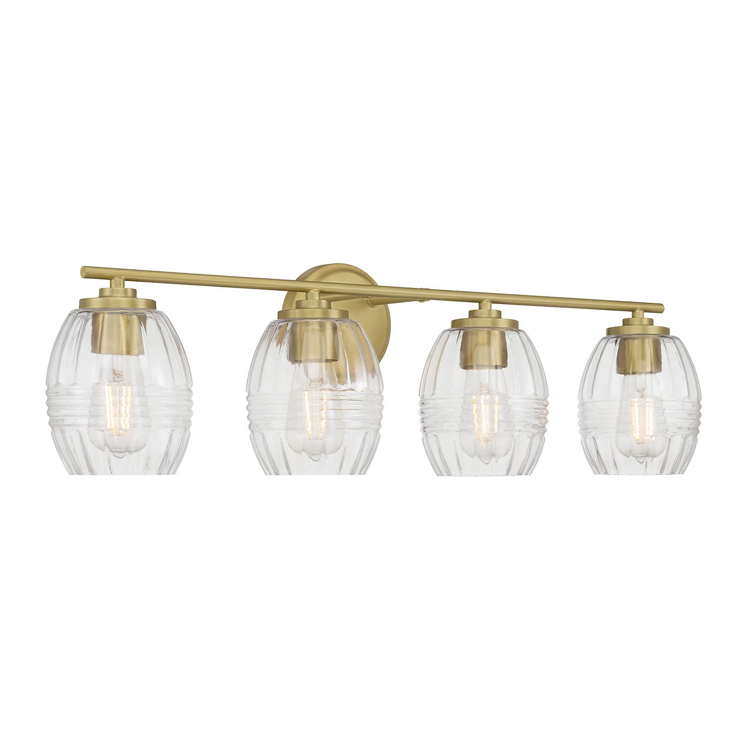 Millennium - 9994-VB - Four Light Vanity - Miravelle - Vintage Brass