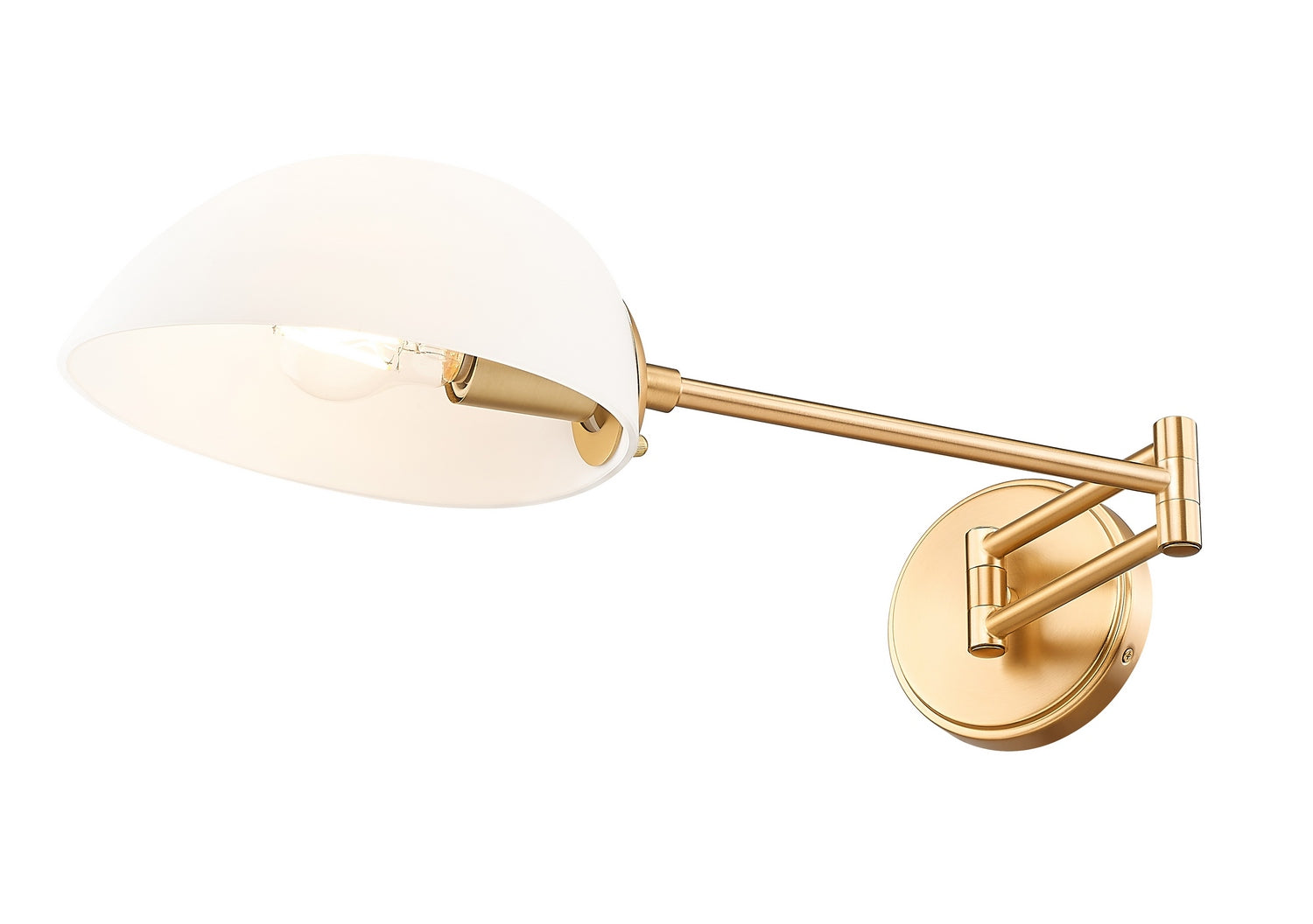 Z-Lite - 3048S-MGLD - One Light Wall Sconce - Breton - Modern Gold