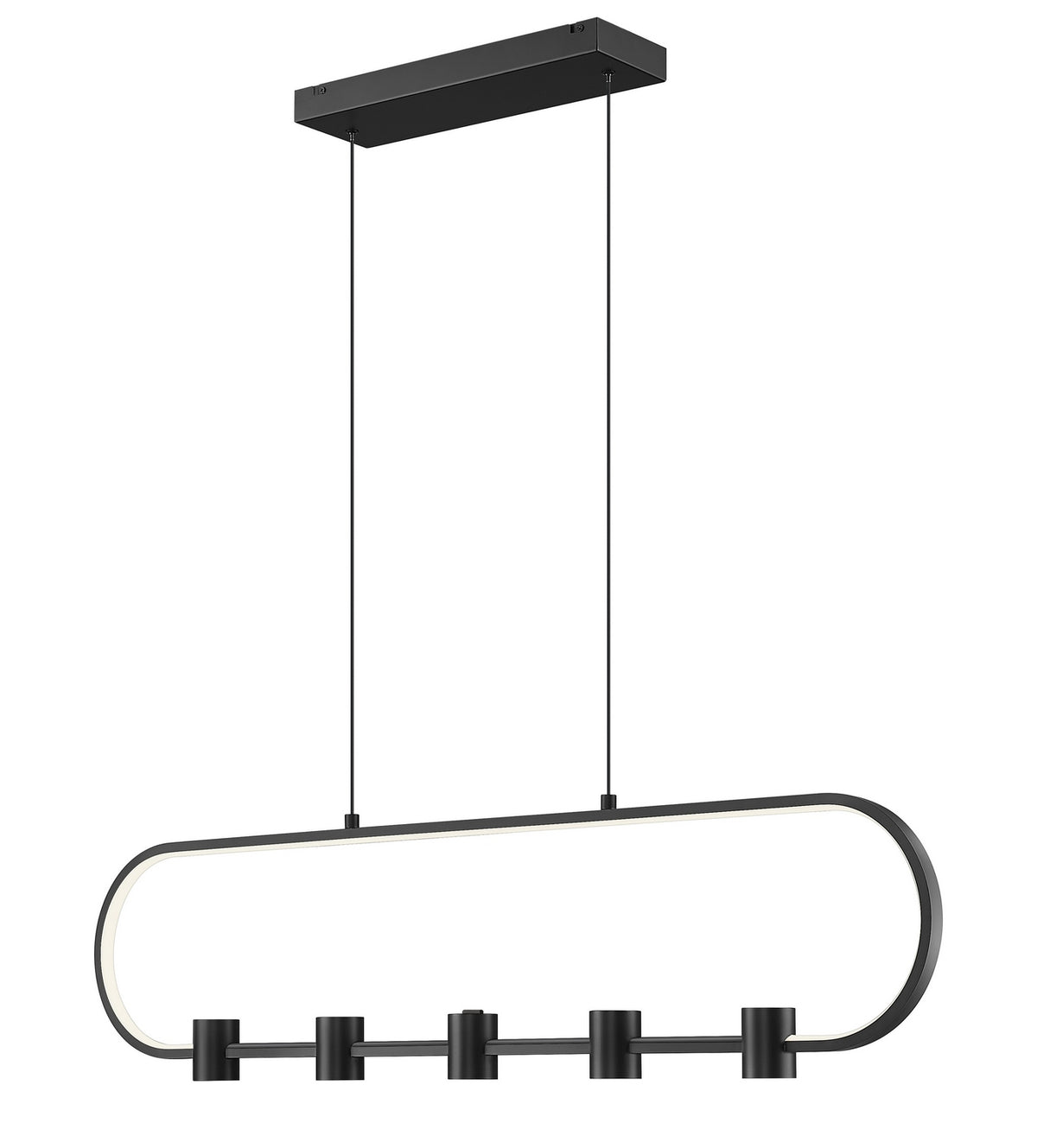 Z-Lite - 4101-42L-MB-LED - LED Linear Chandelier - Saros - Matte Black