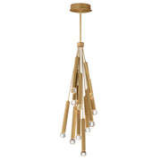 ET2 - E23347-122GLD - LED Pendant - Allumettes - Gold