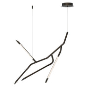ET2 - E25413-BK - LED Pendant - Scion - Black
