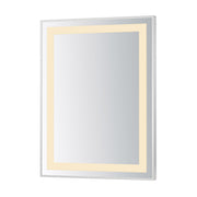 ET2 - E42091-SN - LED Mirror - Framed - Satin Nickel