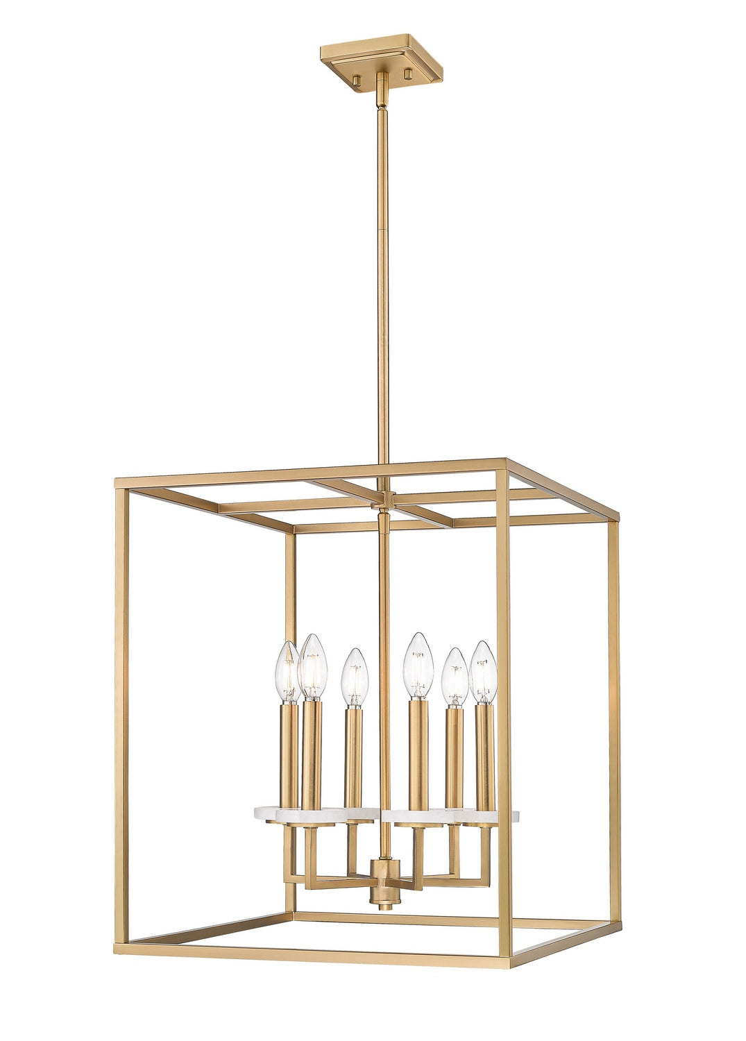 Z-Lite - 6100-21MGLD - Six Light Chandelier - Gaultier - Modern Gold