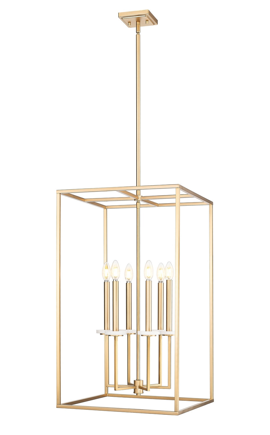 Z-Lite - 6100-32MGLD - Six Light Chandelier - Gaultier - Modern Gold
