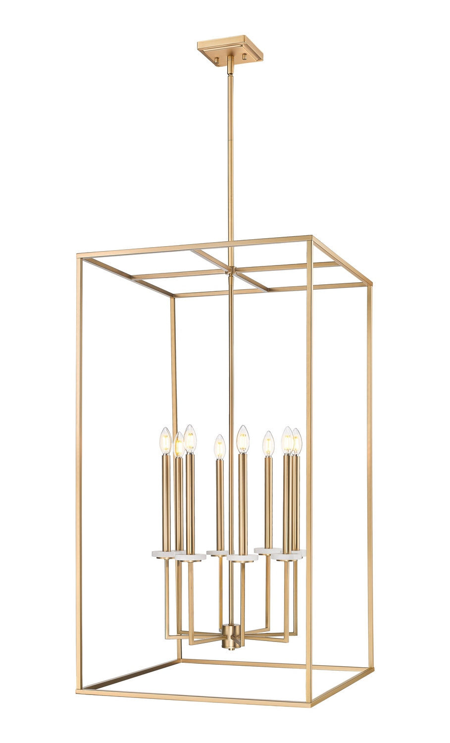 Z-Lite - 6100-44MGLD - Eight Light Chandelier - Gaultier - Modern Gold