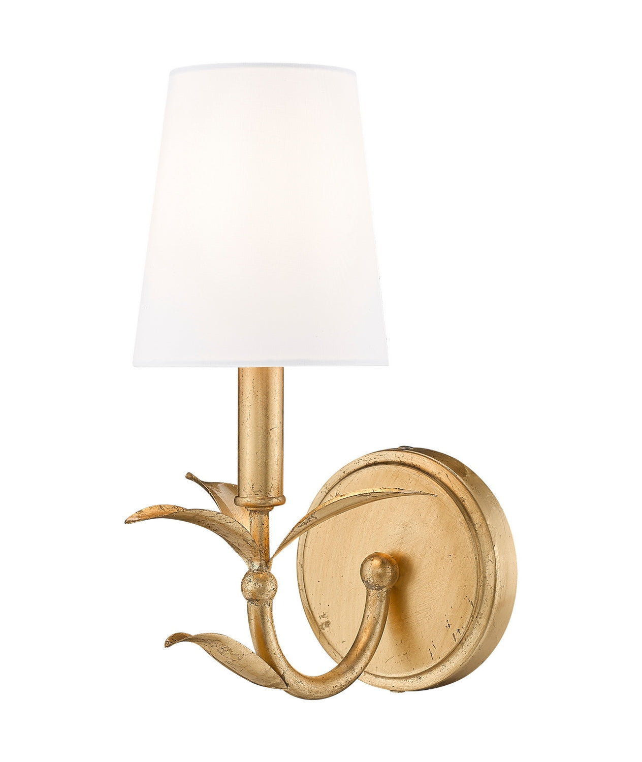Z-Lite - 830-1S-GLF - One Light Wall Sconce - Aslin - Gold Leaf