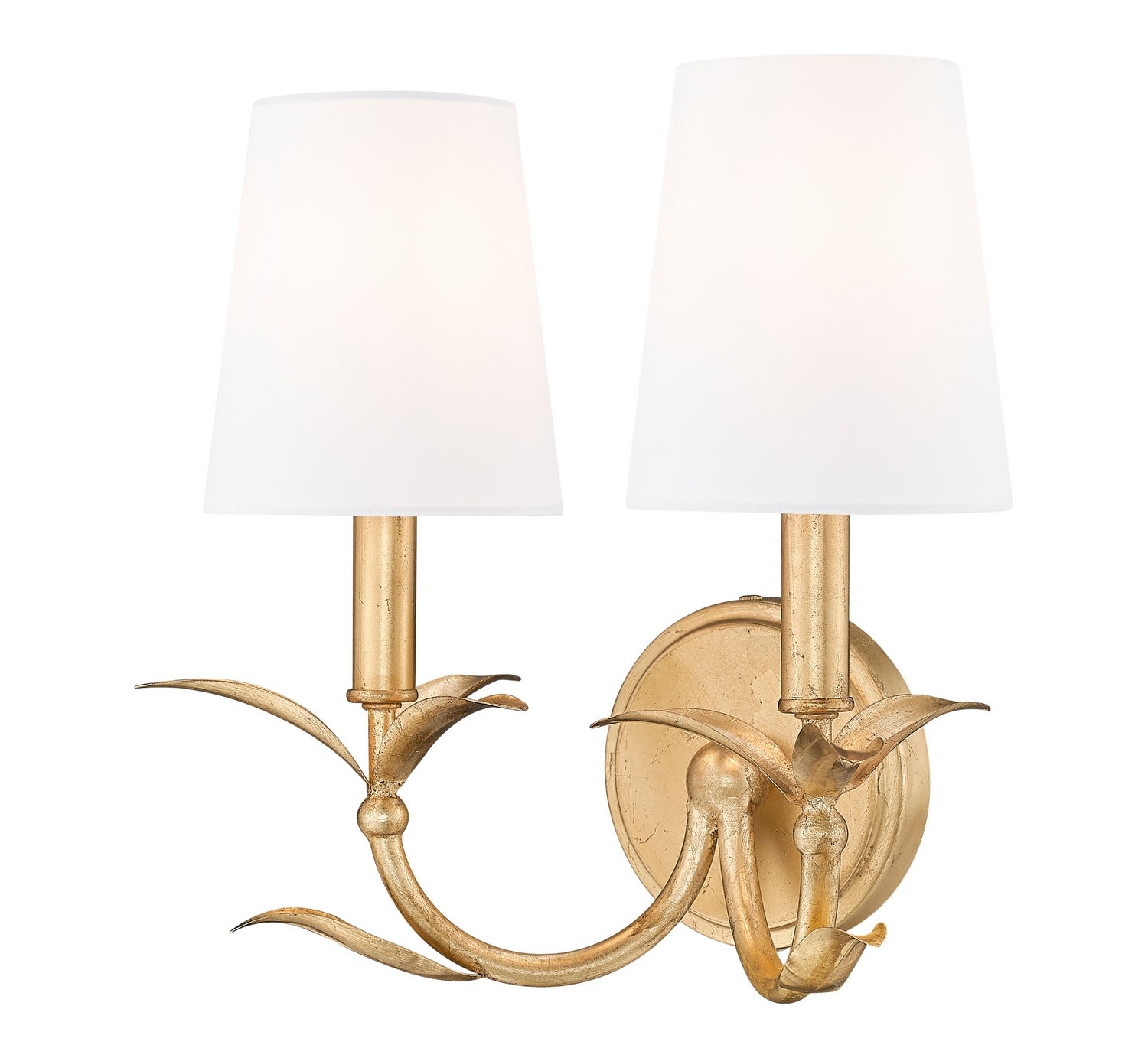 Z-Lite - 830-2S-GLF - Two Light Wall Sconce - Aslin - Gold Leaf