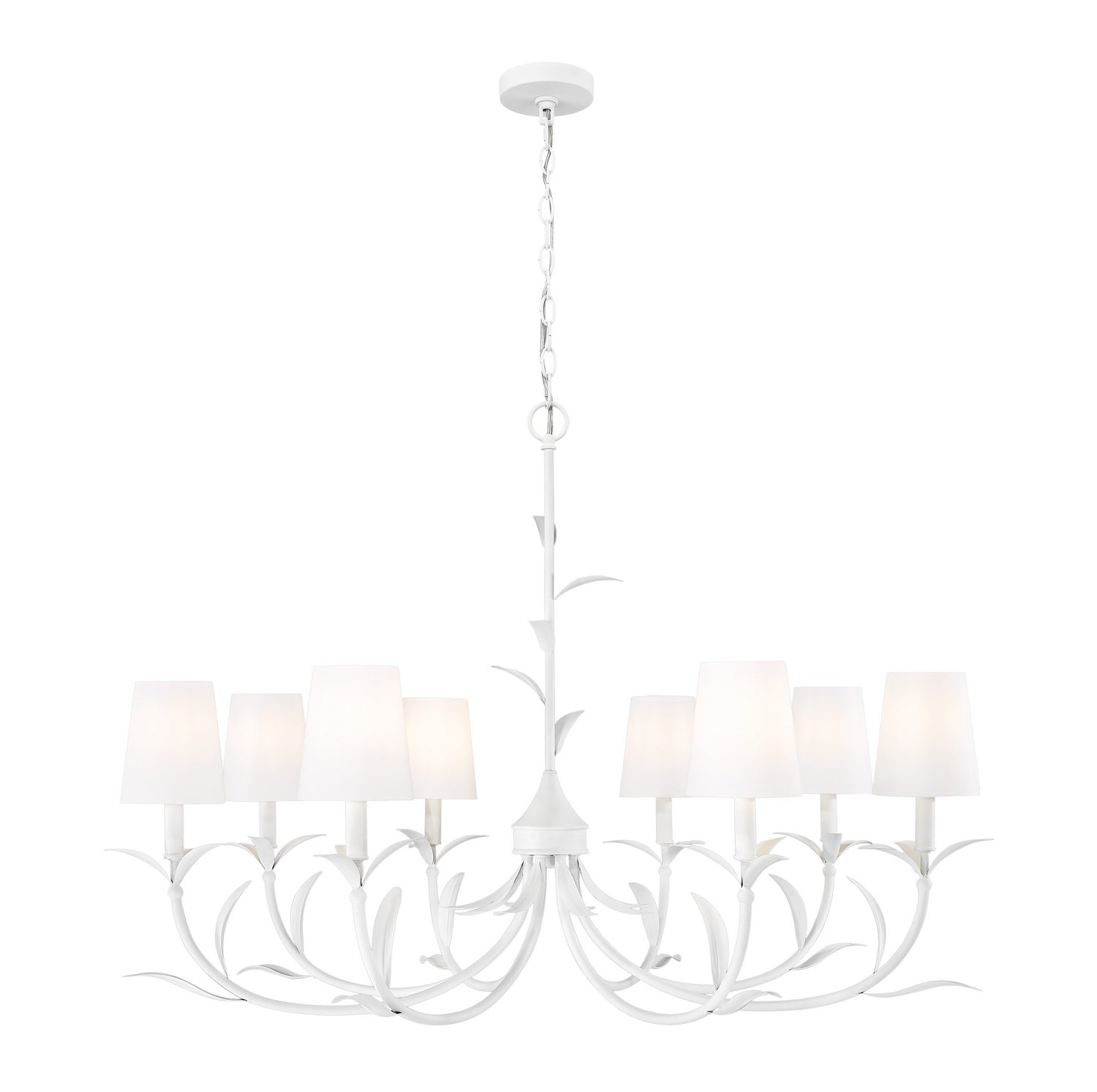 Z-Lite - 830-42TXWH - Eight Light Chandelier - Aslin - Textured White