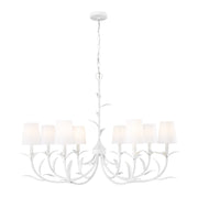 Z-Lite - 830-42TXWH - Eight Light Chandelier - Aslin - Textured White