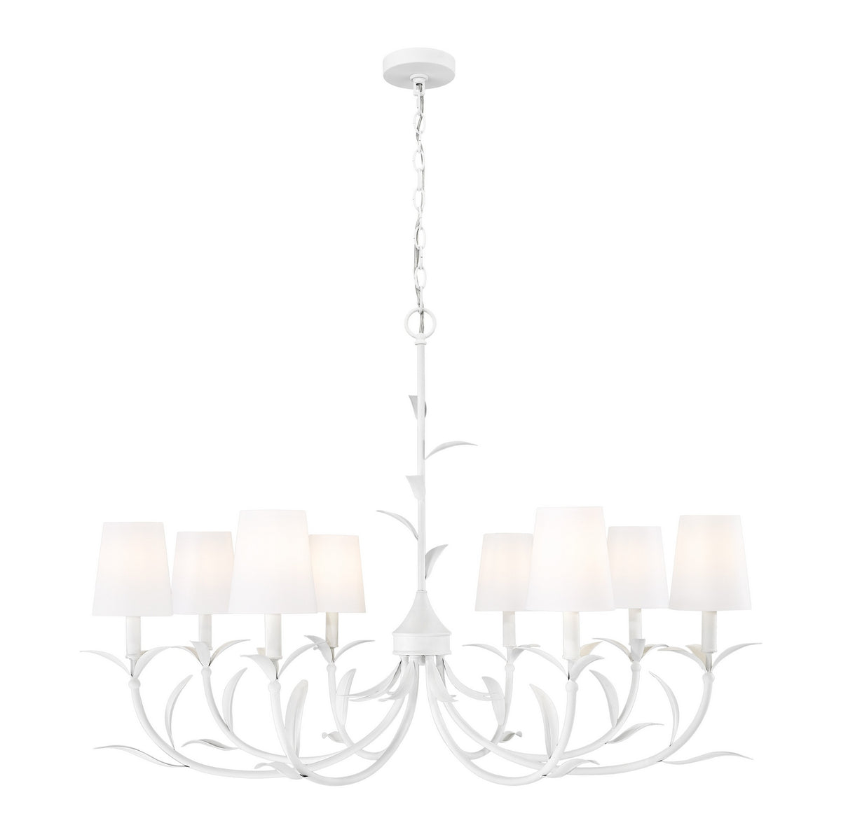 Z-Lite - 830-42TXWH - Eight Light Chandelier - Aslin - Textured White
