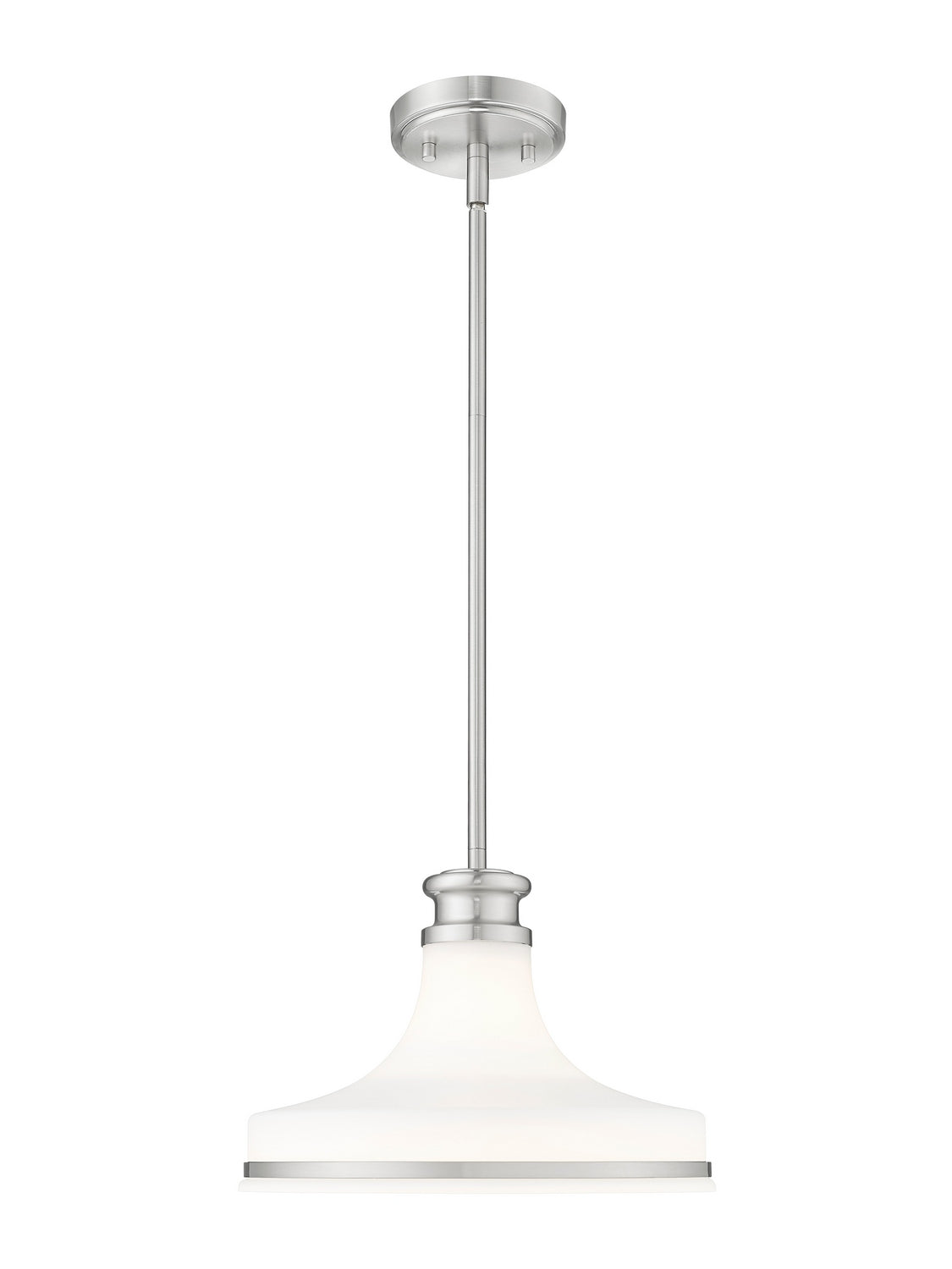 Z-Lite - 831P12-BN - One Light Pendant - Reznor - Brushed Nickel