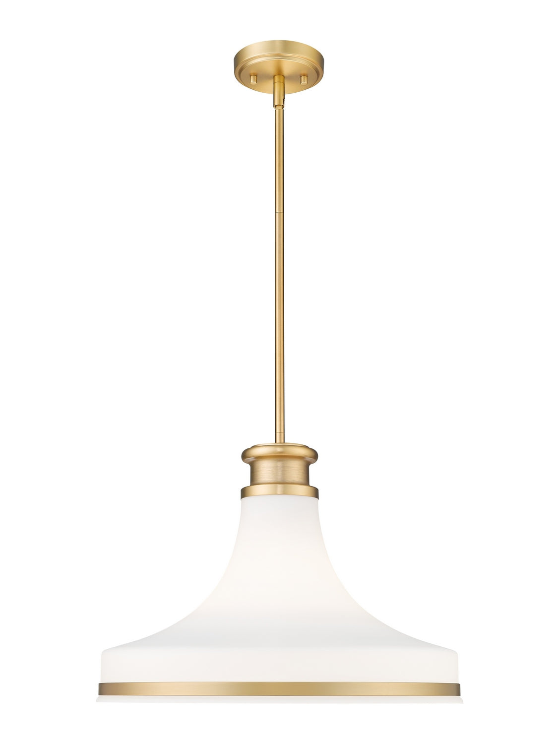 Z-Lite - 831P18-MGLD - One Light Pendant - Reznor - Modern Gold
