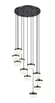 Z-Lite - 827P6-11R-MB-LED - LED Chandelier - Renaud - Matte Black