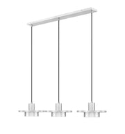 Z-Lite - 829P12-3L-BN-LED - LED Linear Chandelier - Ludo - Brushed Nickel