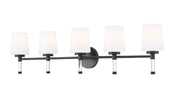 Z-Lite - 7700-5V-MB - Five Light Vanity - Henri - Matte Black