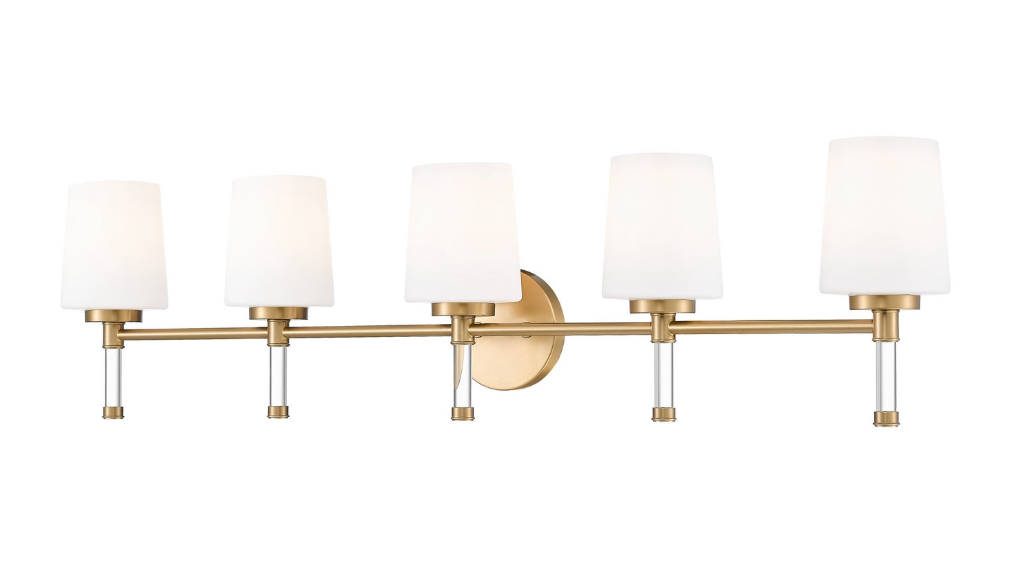 Z-Lite - 7700-5V-MGLD - Five Light Vanity - Henri - Modern Gold