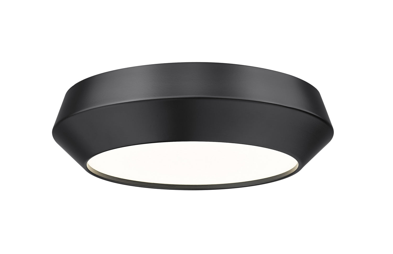 Z-Lite - 7701F12-MB-LED - LED Flush Mount - Quasars - Matte Black