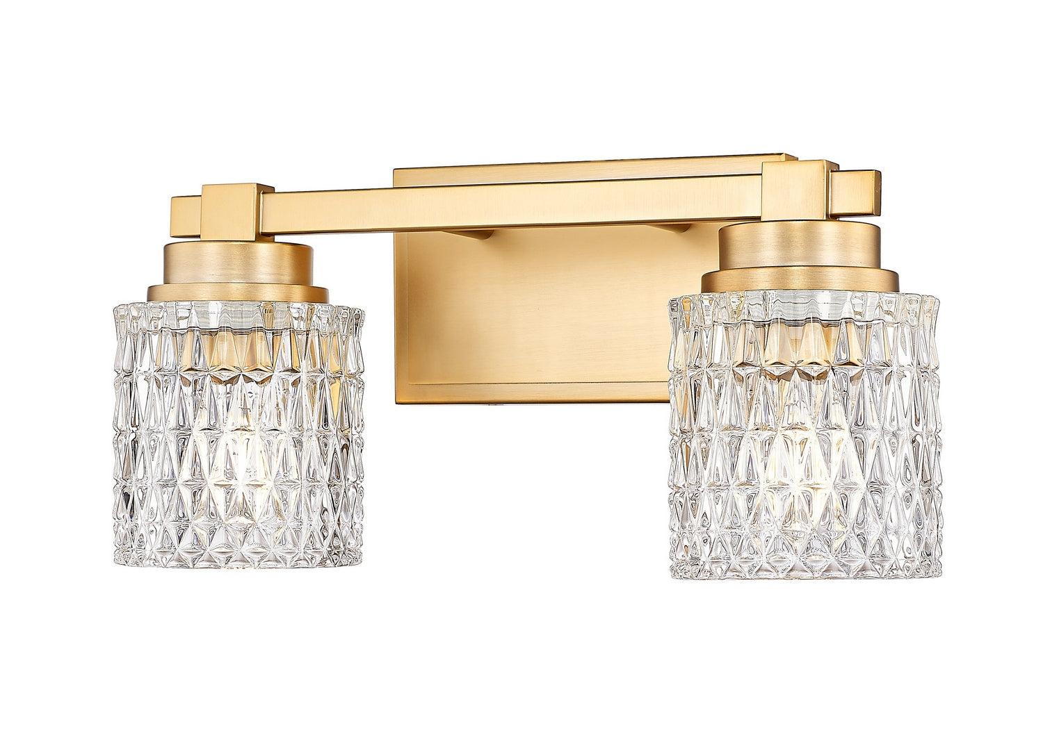 Z-Lite - 6101-2V-MGLD - Two Light Vanity - Jacqueline - Modern Gold