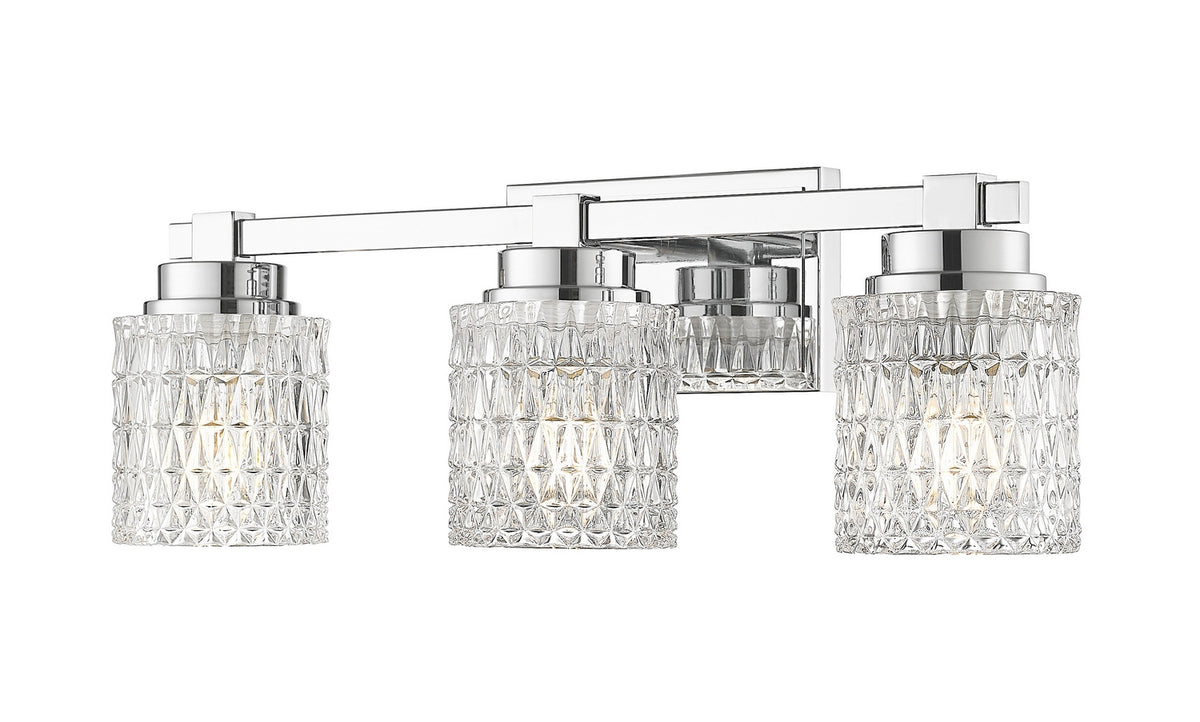 Z-Lite - 6101-3V-CH - Three Light Vanity - Jacqueline - Chrome