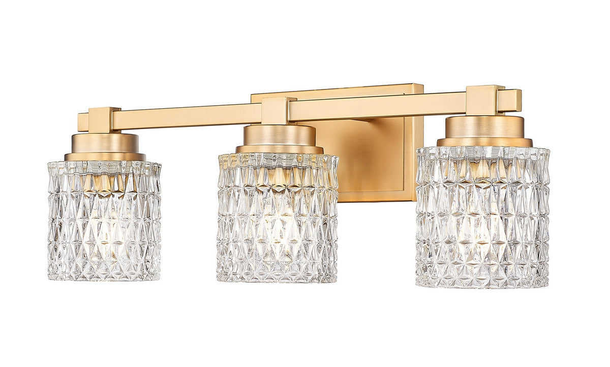 Z-Lite - 6101-3V-MGLD - Three Light Vanity - Jacqueline - Modern Gold