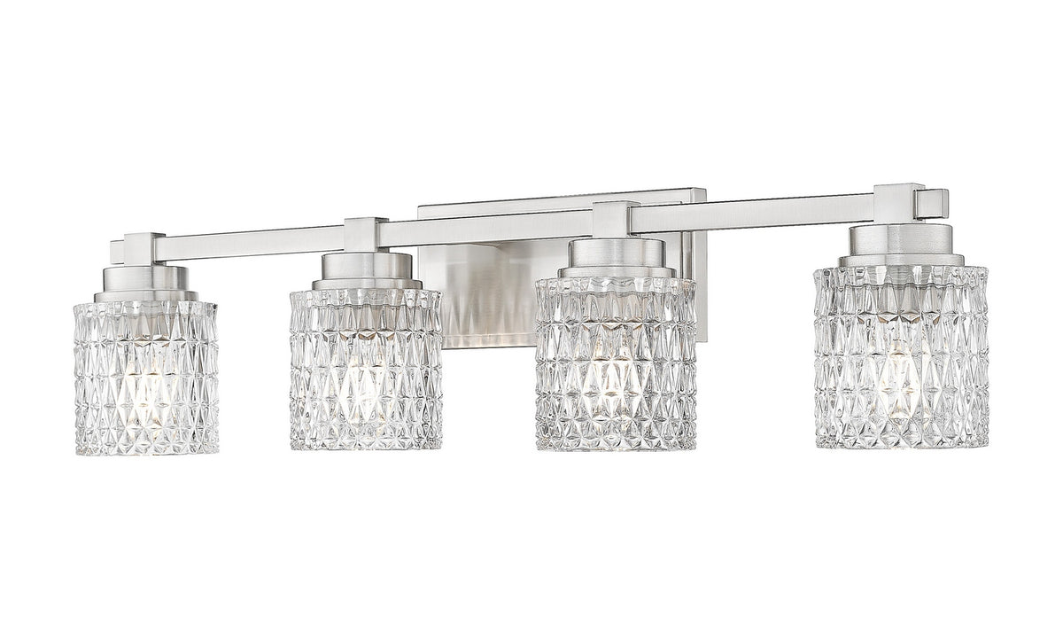 Z-Lite - 6101-4V-BN - Four Light Vanity - Jacqueline - Brushed Nickel